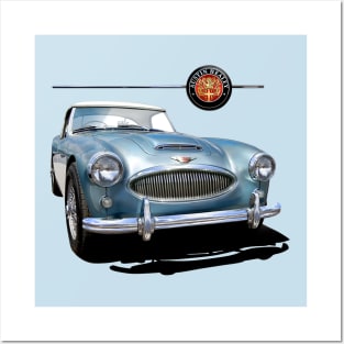 Austin Healey Mk 2 Posters and Art